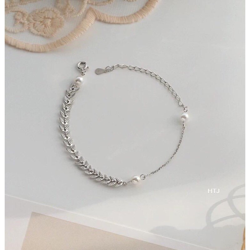 LẮC TAY HÌNH LÁ CHO NỮ BẠC TA