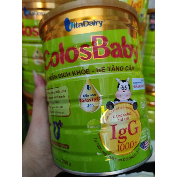 Sữa ColosBaby Gold 0+ cho trẻ dưới 1 tuổi 800g