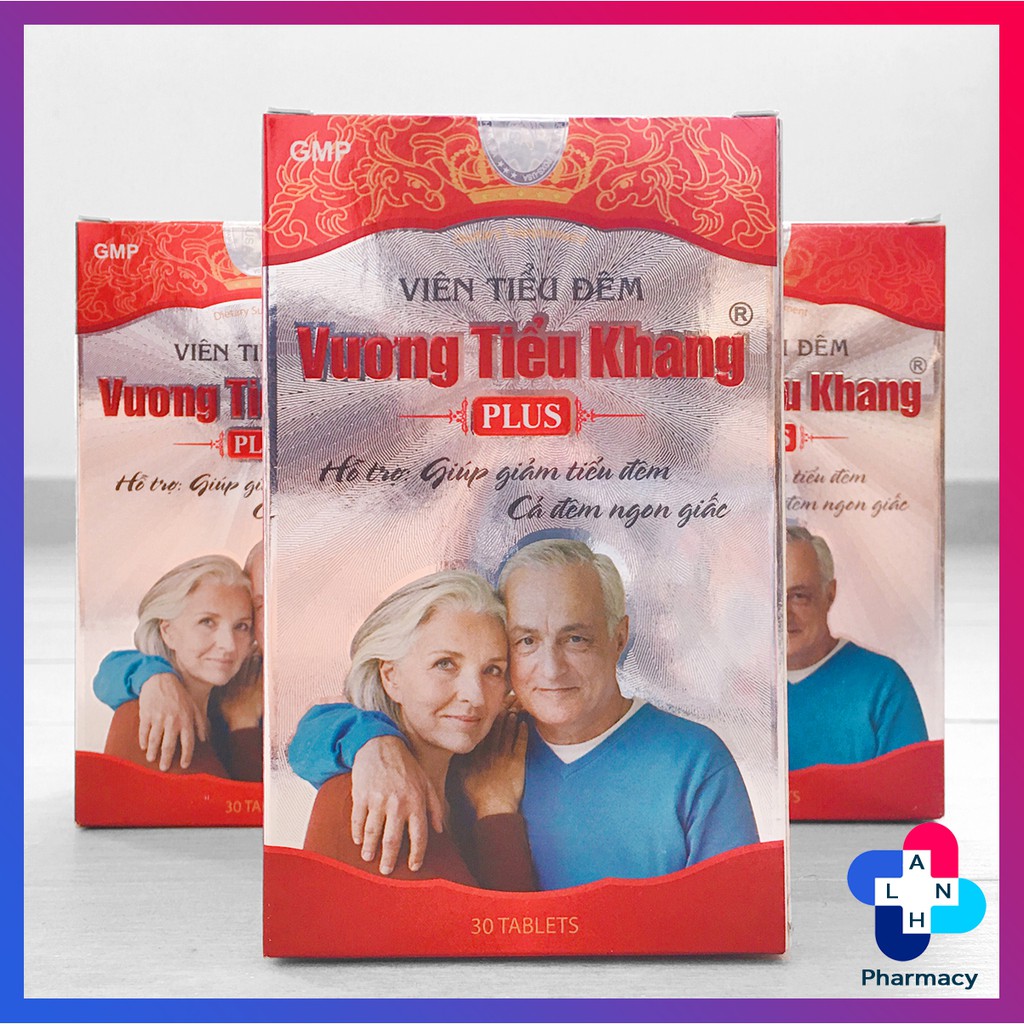 VƯƠNG TIỂU KHANG PLUS (Lọ 30 viên) - Viên tiểu đêm hỗ trợ giúp giảm tiểu đêm.