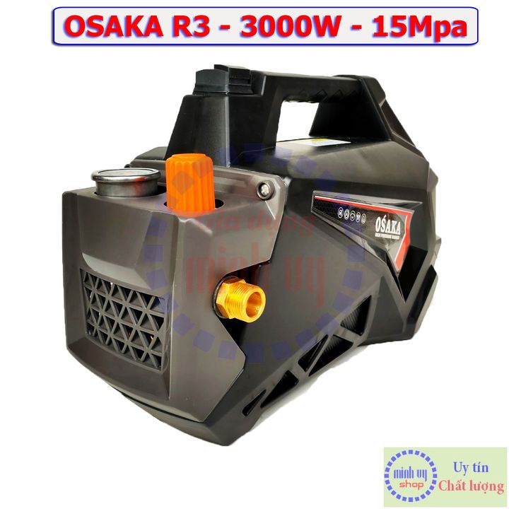 Máy xịt rửa điều hòa- máy rửa xe chỉnh áp Osaka R3 - 3000W - Dây 15 mét