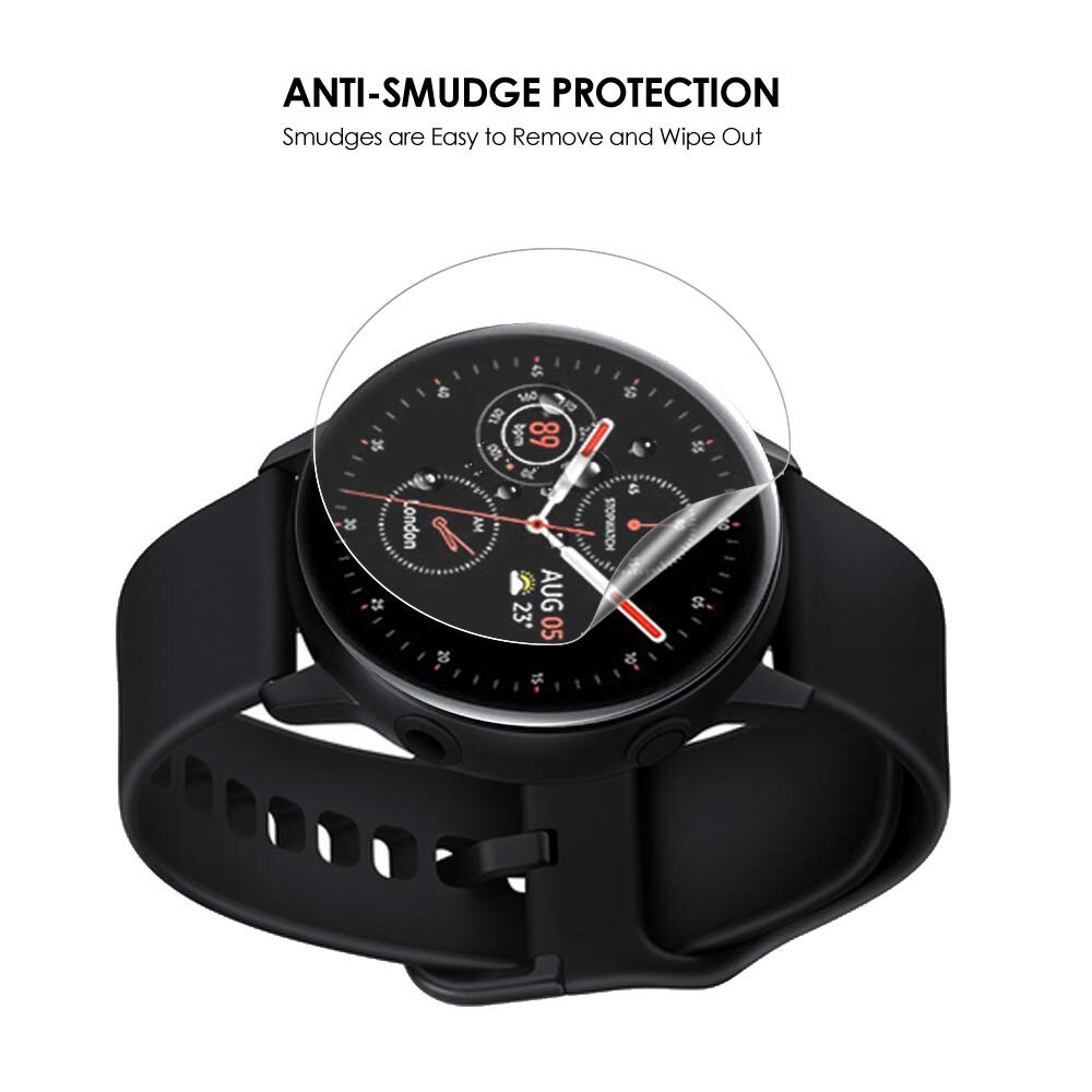 Set 3 miếng dán bảo vệ màn hình TPU 5H nano cho đồng hồ Samsung Galaxy Watch Active2 Active 2 40mm 44mm