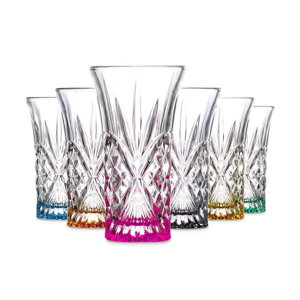 Bộ 6 Ly Pha Lê Uống Vodka Dublin 60ml - Hàng Mua tại Đức Mỗi Ly 1 màu |  Shopee Việt Nam