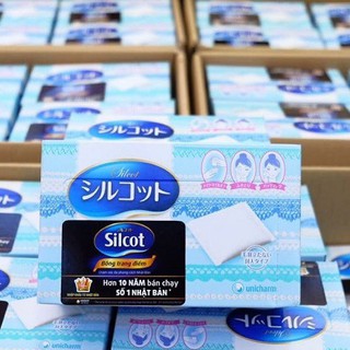 Bông Tẩy Trang Silcot Unicharm Nhật Bản