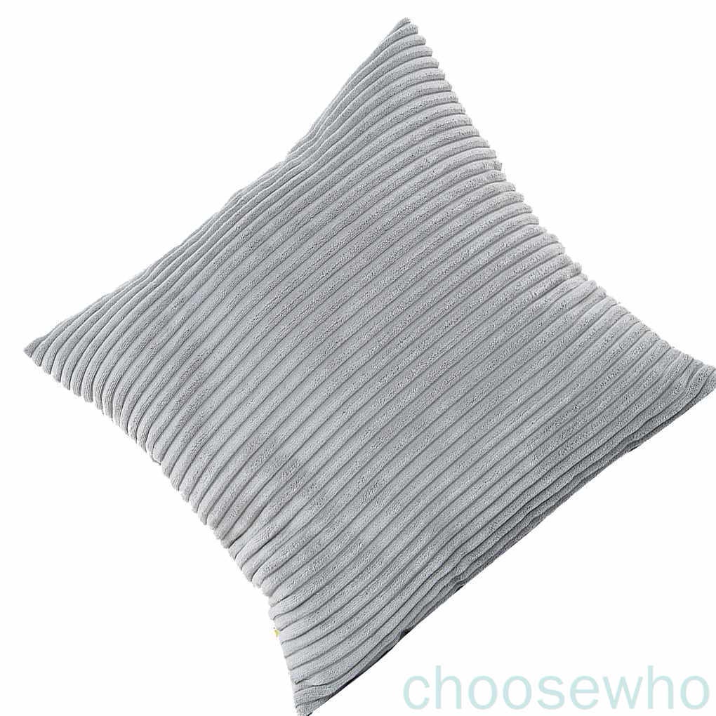 Vỏ gối sofa vải nhung màu trơn trang trí phòng khách