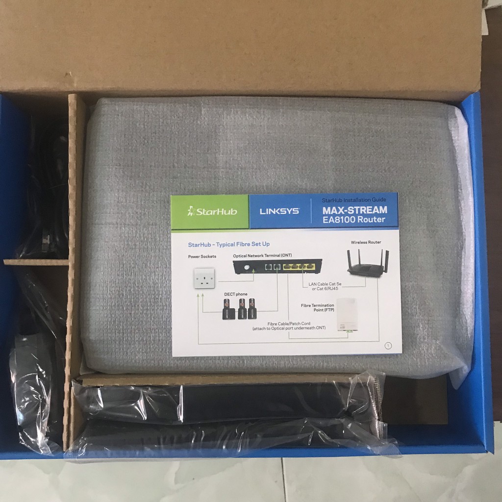 Bộ Phát wifi Linksys EA8100 chuẩn AC2600 Mu-mimo hàng mới nguyên hộp | BigBuy360 - bigbuy360.vn