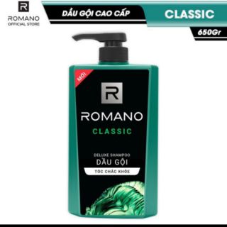 Combo sữa tắm 650+gội romano 650