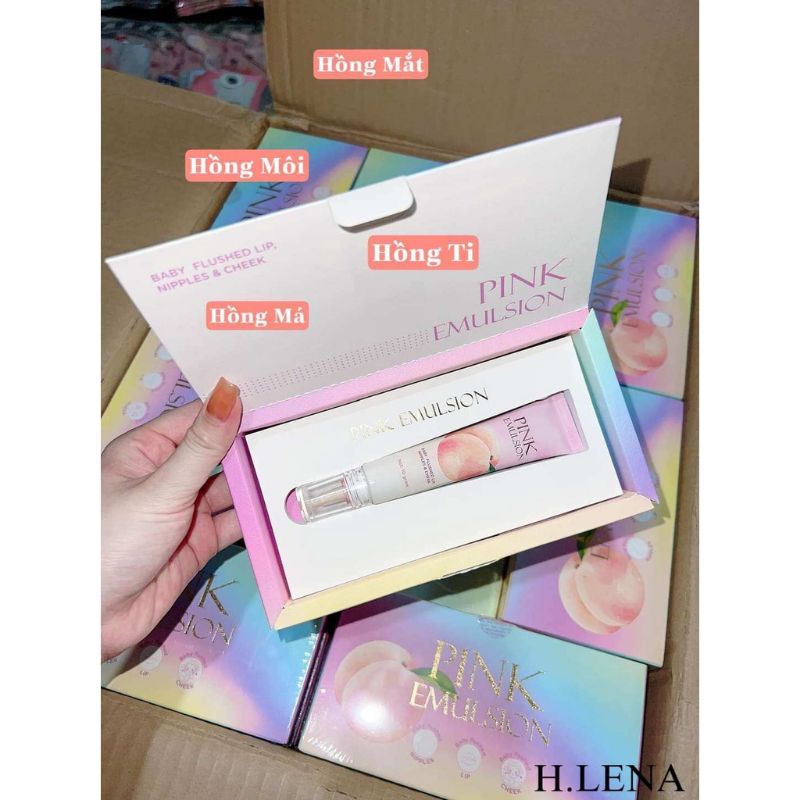 KEM DƯỠNG MÁ HỒNG PINK EMULSION CHO ĐÔI MÁ/MÔI HỒNG HÀO NHANH CHÓNG -THANH TÔ COSMETICS
