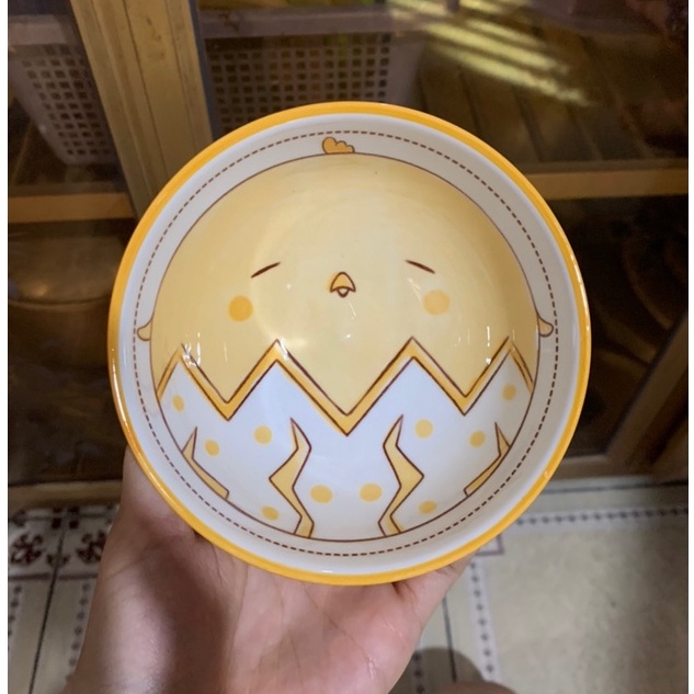 Bát Ăn Cơm Gia Đình Chất Liệu Gốm Sứ Hình Thù Đáng Yêu, Chén Ăn Cơm Gia Đình Decor Nhà Bếp Siêu Xinh