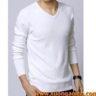 [HOT 2020]Áo len nam cổ tim sợi pha cotton - xuongaolen.com