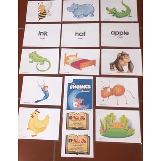 Flashcard my phonics 1-2 ép plastic giá sỉ
