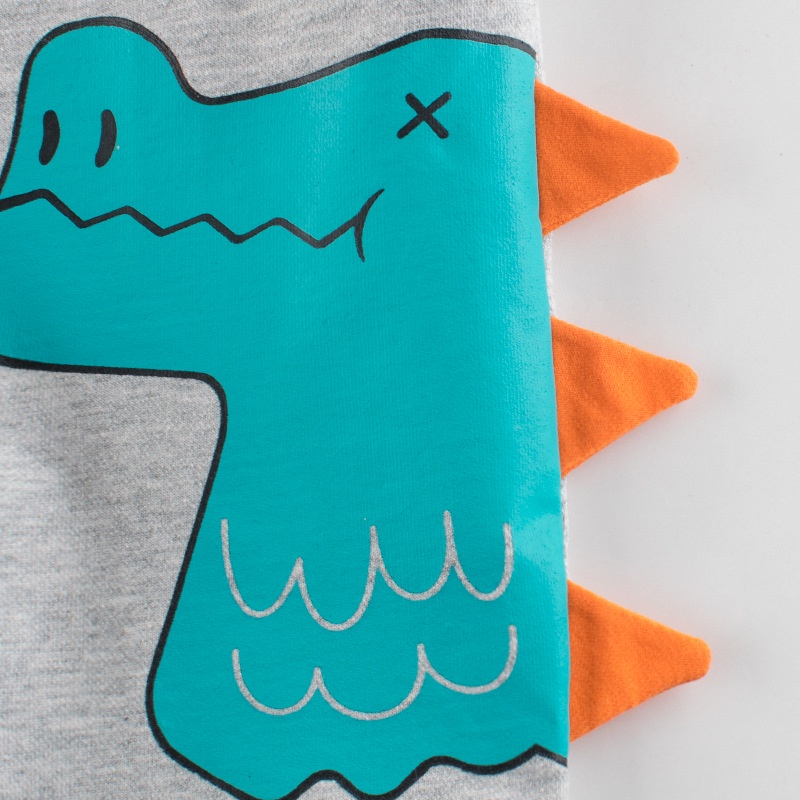 Quần đùi thể thao IELGY thoáng mát in hình khủng long phong cách Hàn Quốc