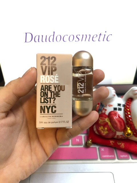 [mini] Nước hoa Carolina Herrera 212 VIP Rose EDP 5ml | BigBuy360 - bigbuy360.vn