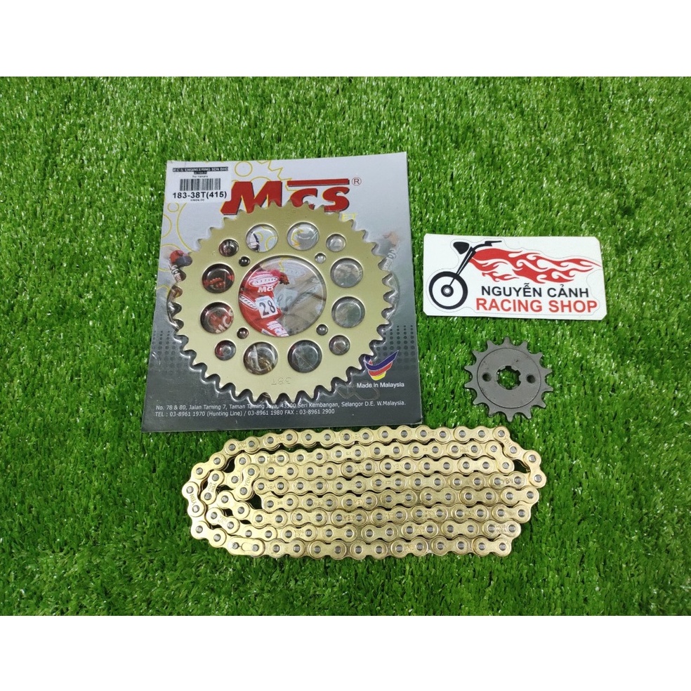 sên nhông dĩa exciter 135 MCS 7 li 14-38-40-41-42-43-44-45-46-47 răn