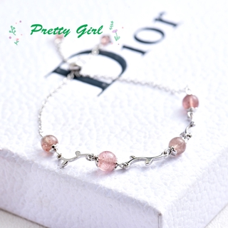 Vòng Tay Đính Đá Mặt Trăng Phong Cách Hàn Quốc Cho Nữ