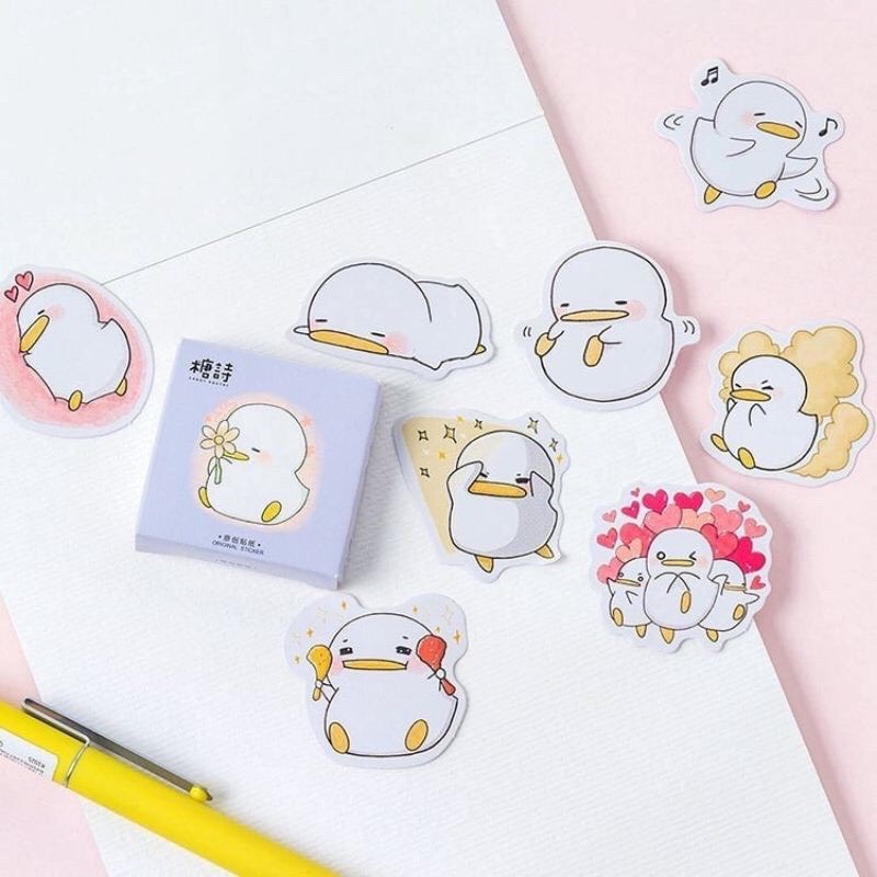 Bộ 45 sticker hình con vật trang trí sổ tay