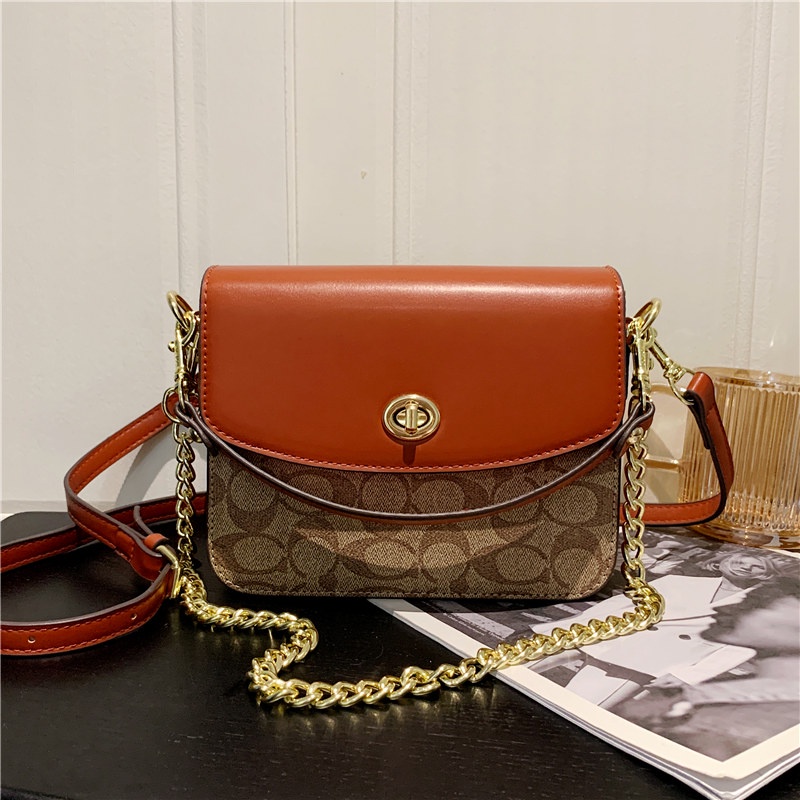 COACH2563 Casual Elegant Sling Bag Extremely Fast Shipping Classic Series madam Chain Bag