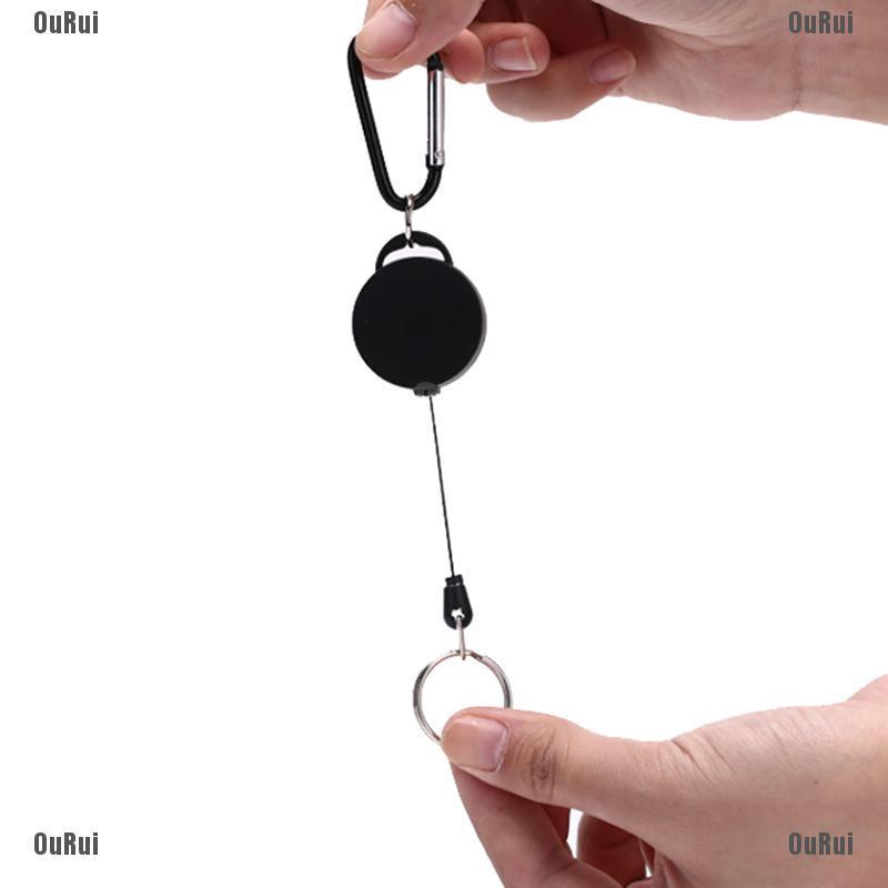 (FCC) Móc Khóa Dây Rút Màu Đen Có Thể Kết Hợp