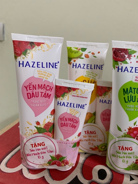 Quà tặng bộ đôi sữa rửa mặt hazeline 50g tặng sữa rửa mặt nhỏ | BigBuy360 - bigbuy360.vn