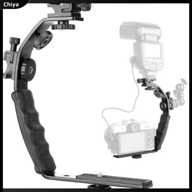 Giá Đỡ Đèn Flash Máy Ảnh Chữ L Chuyên Dụng Cho Flash DSLR