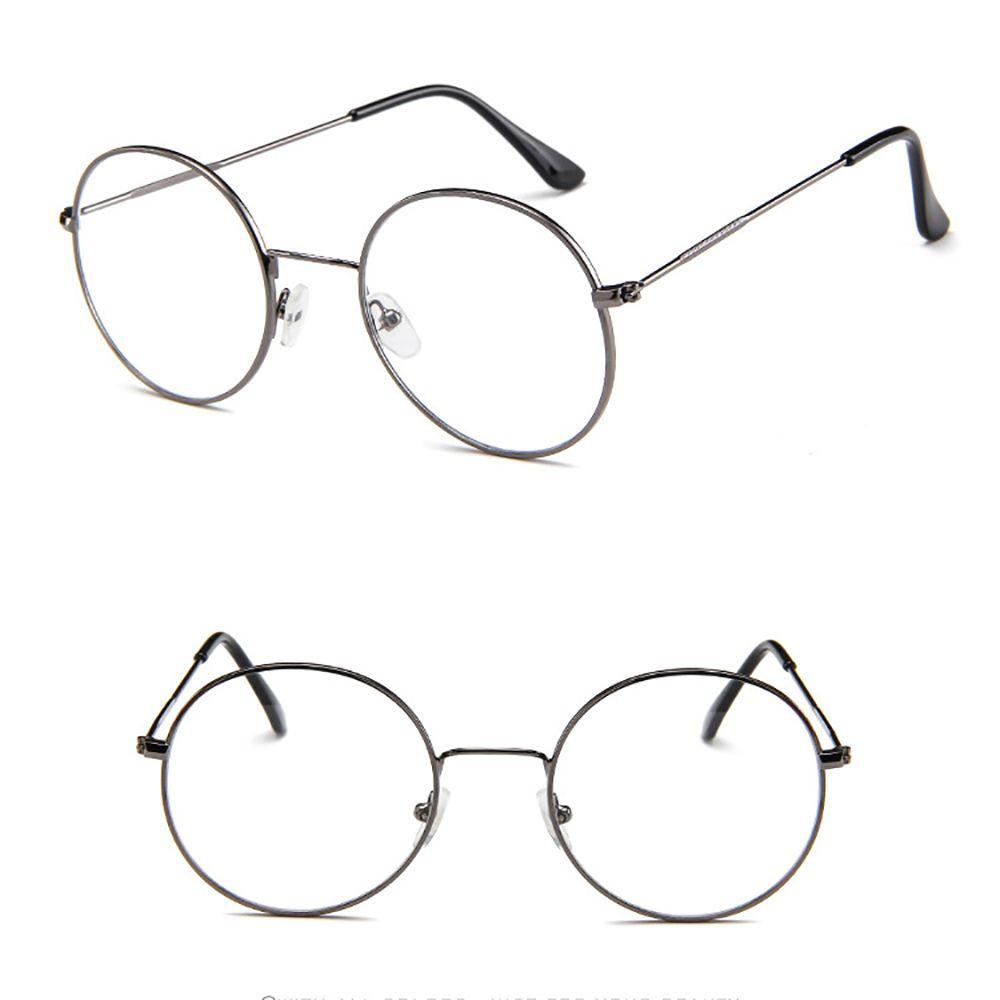 Mắt Kính Gọng Tròn Trong Suốt Chống Bức Xạ Chống Bức Xạ Thời Trang Cho Nam Và Nữ