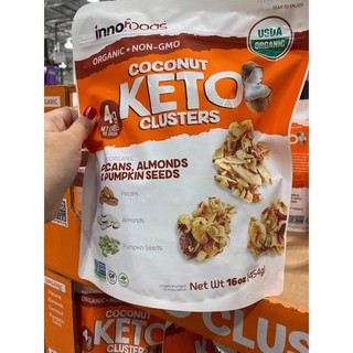 Coconut Keto Clusters - Dừa sấy các hạt Keto