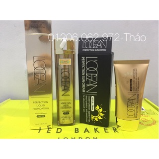 COMBO trang điểm Kem Lót Nền Collagen Perfection Liquid & Kem Chống Nắng Sun Cream L’ocean