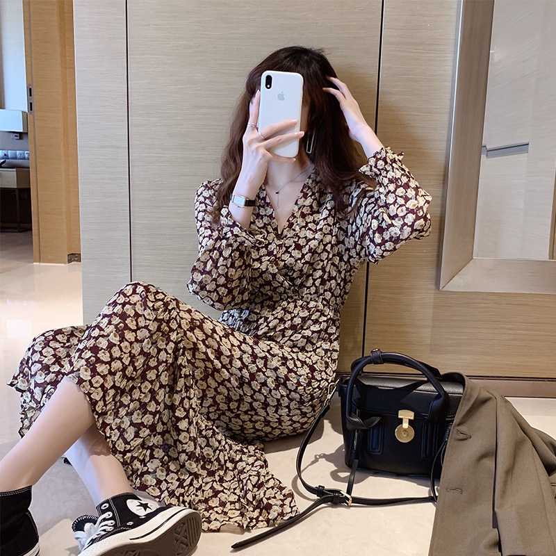 đầm đi tiệc đầm tay dài Váy dạ hội đầm thiết kế váy voan váy hoa váy hoa nhí vintage đầm cổ v đầm công sở váy hàn quốc áo dài váy nữ xinh váy cổ điển