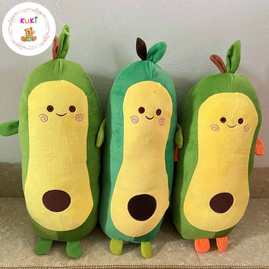 Gối Ôm Bơ Dài, Gấu Bông Bơ Dài Siêu Dễ Thương, Siêu Mềm Êm Mịn, Hàng Loại Đẹp