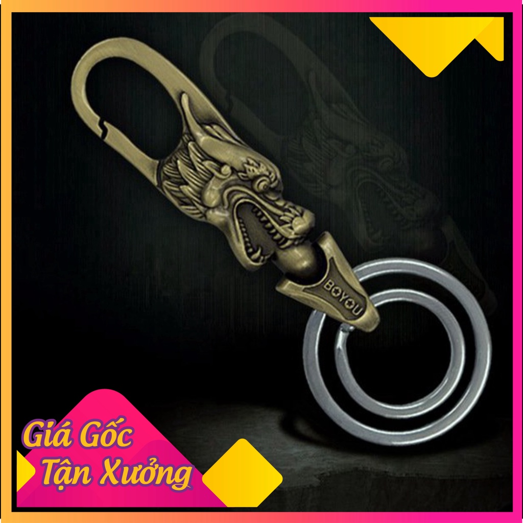 Móc Khóa Đầu Rồng BoYou (giá 1 chiếc) (Ảnh Sp thật)