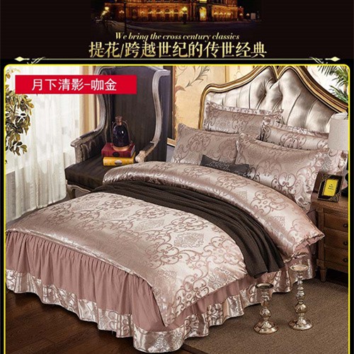 Váy giường châu Âu Bốn mùa có sẵn Wedding Japonica 1,2m1.5  1,8 mét Nguồn cung cấp hàng đầu