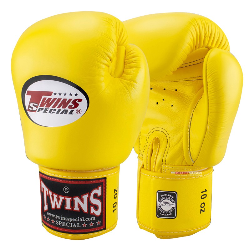 Găng tay Boxing Muay Thai Twins chính hãng Thái Lan ( Vàng )