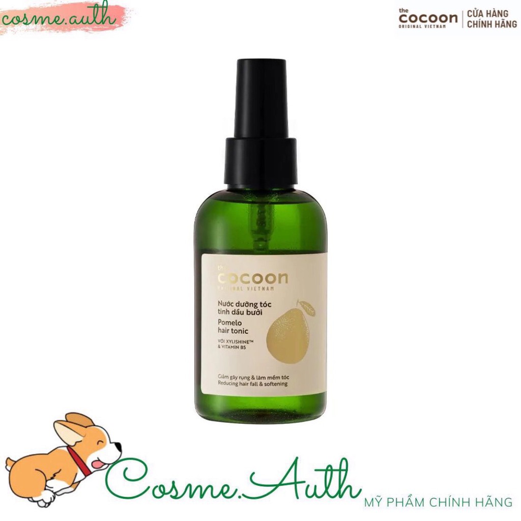 Tinh Dầu Bưởi Dưỡng Tóc Giảm Gãy Rụng & Làm Mềm Tóc Cocoon Pomelo Hair Tonic 140ml