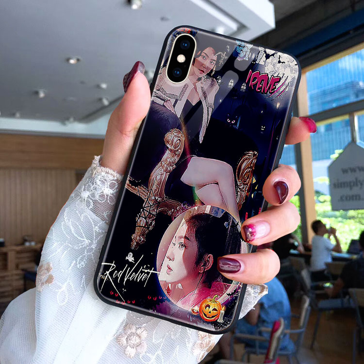 Ốp Dt Iphone In Hình Red VelVet CASESPOT Iphone 7/7Plus/8/8Plus/X/Xs/Xs Max/11/11 Promax/12/12 Promax