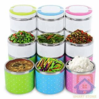 CẶP LỒNG GIỮ NHIỆT 3 TẦNG RUỘT INOX