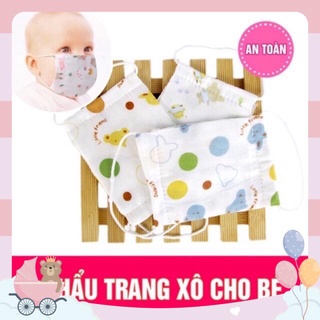 Set 6 cái khẩu trang xô cho bé từ 1 tuổi