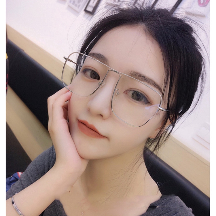 Mắt kính gọng kim loại phong cách retro Hàn Quốc cho nam nữ | BigBuy360 - bigbuy360.vn