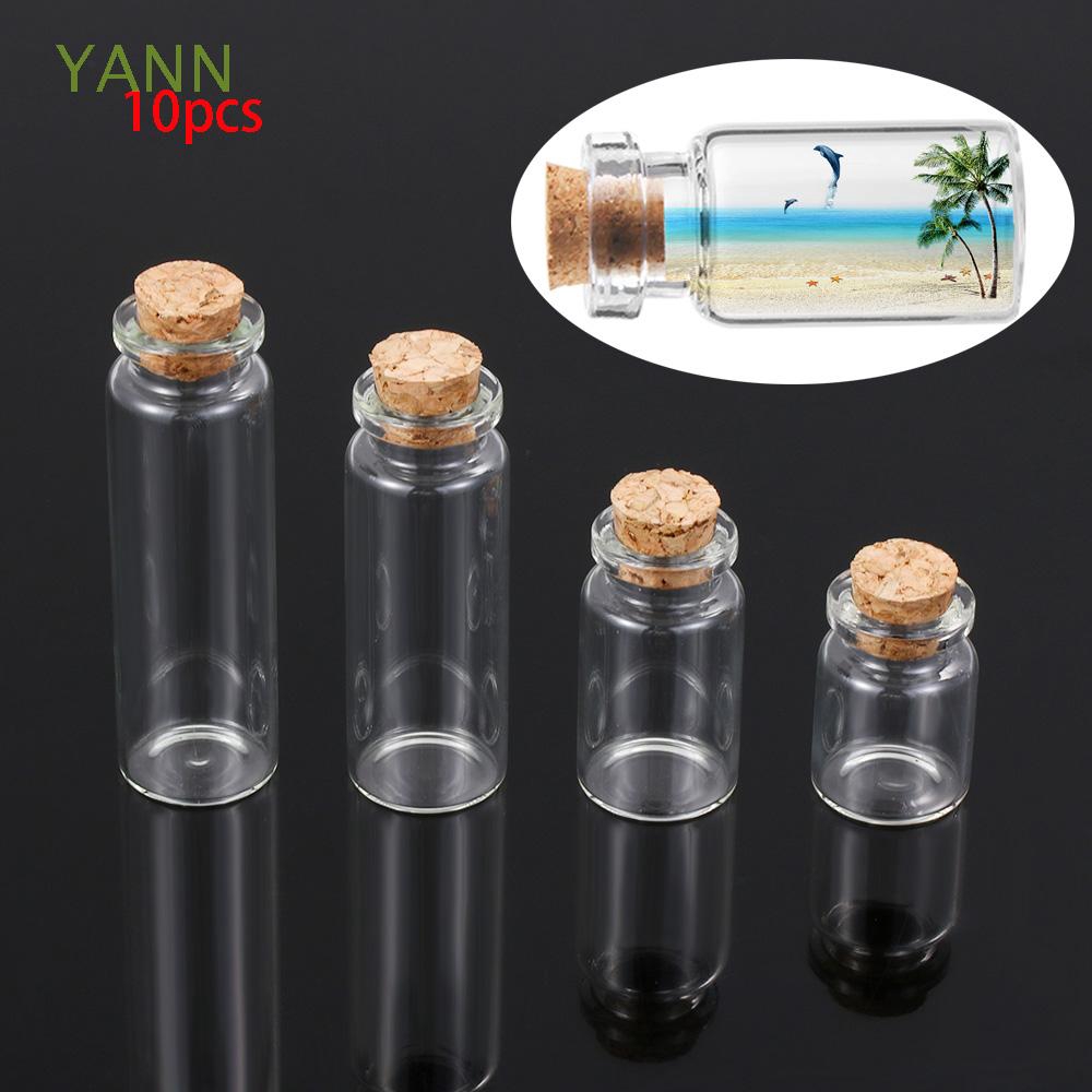 Bộ 10 lọ thủy tinh mini rỗng đa năng tiện lợi