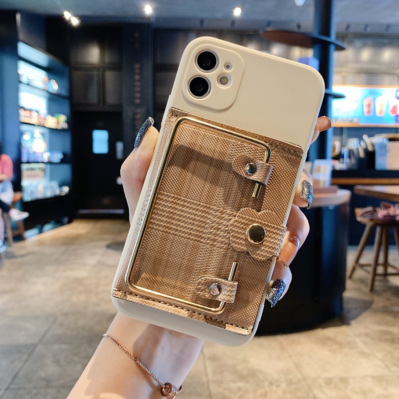 Ốp điện thoại có ngăn đựng thẻ sang trọng cho REDMI 9T 8 7 9A 9C 8A 7A 6A XIAOMI MI A1 A2 A3 9 8 LITE 9T 11 ULTRA