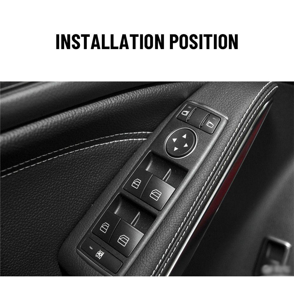 Miếng Dán Trang Trí Cửa Sổ Xe Hơi Benz A B C E GLE GL