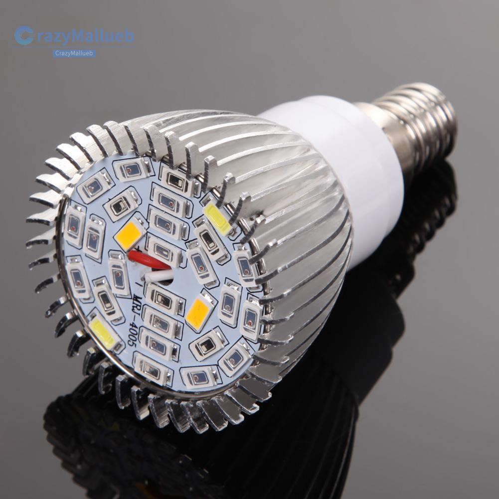 Crazymallueb❤Full Spectrum 28W E14 LED Grow Light AC85-265V LED  Lamp Plant Light❤Lighting