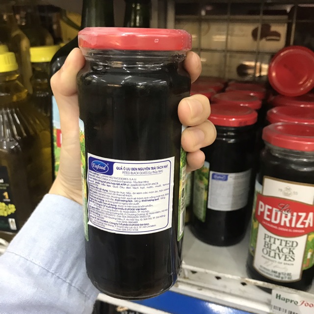 Oliu đen tách hạt La Pedriza 340gr - Hàng Nhập khẩu chính hãng Tây Ban Nha