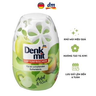 Sáp thơm phòng ngủ Denkmit Lufterfrischer Apfel & Kiwi táo kiwi 150 ml - hàng nhập khẩu Đức