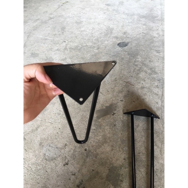 Chân sắt harpin - chân bắt bàn phi 10 cao 72cm