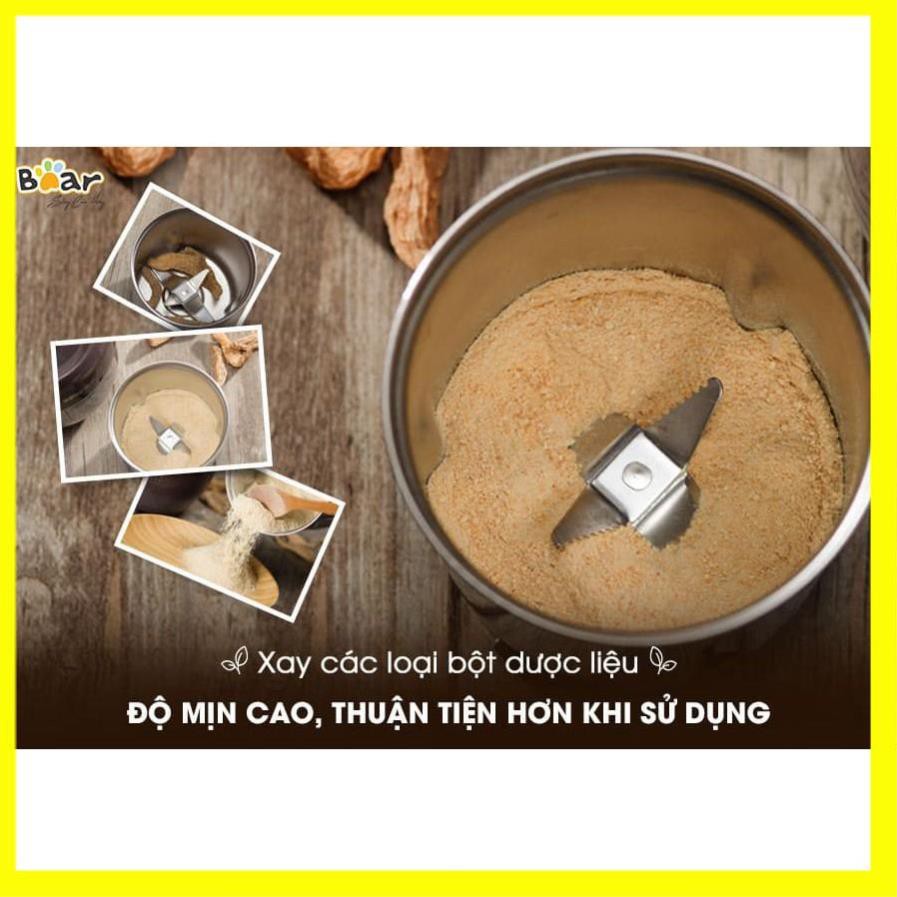 Máy Xay Bột Mịn Khô, Bột Nước Mini Đa Năng, Máy Xay Hạt Cà Phê - Tiêu - Hạt Ngũ Cốc BEAR (Bản Quốc tế)_Bảo Hành 1 năm