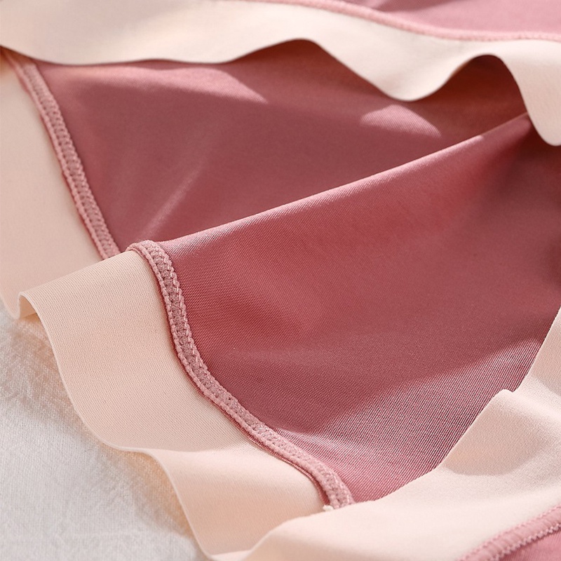 Quần lót ZXYOUPING vải lụa lạnh không đường may chất lượng cao size lớn XL-3XL