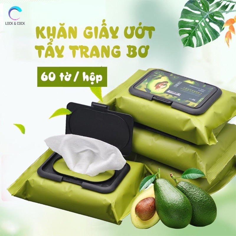 Khăn ướt tinh dầu bơ