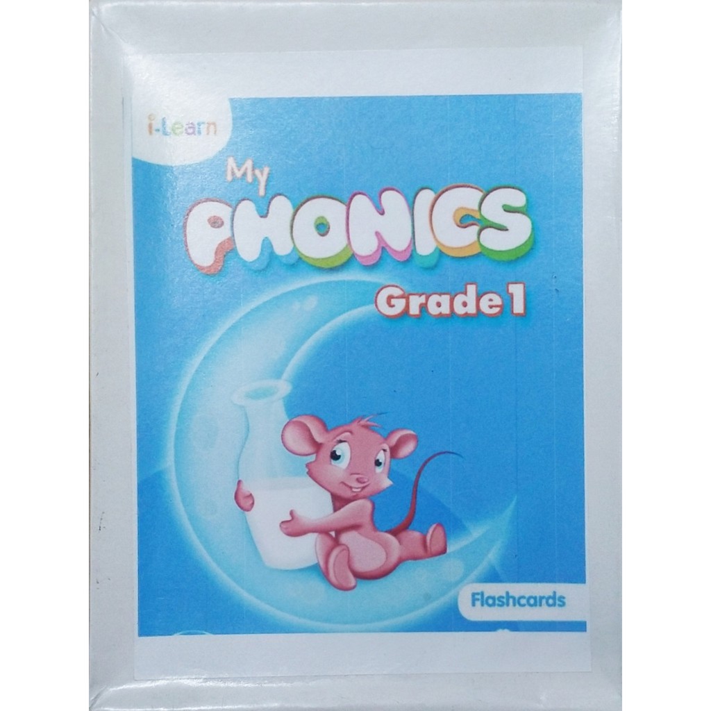 Flashcard -I-learn my phonics grade 1, 2 ( 2 mặt )