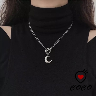 Dây Chuyền Mặt Hình Mặt Trăng Khuyết Phong Cách Hàn Quốc Thời Trang Cho Phụ Nữ