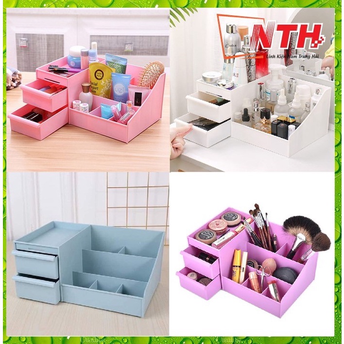 Kệ mỹ phẩm nhiều ngăn 3 tầng