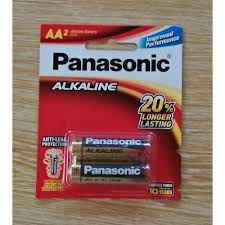 1 vỉ 2 viên pin kiềm Alkaline AA, AAA Panasonic